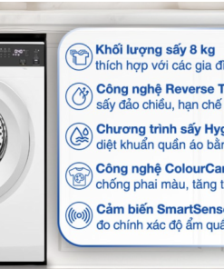 Máy sấy thông hơi Electrolux UltimateCare EDV804H3WC